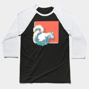 ArtPop Squirrel Baseball T-Shirt